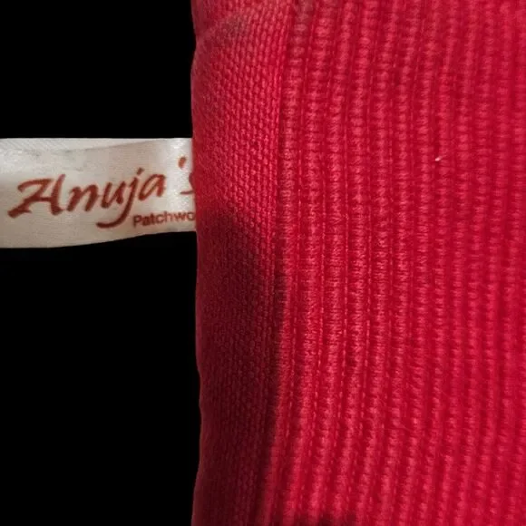 Quilted Patchwork Of Boy Duck Playing Baseball On A Corduroy Bag With‎ Handles - Picture 3 of 4